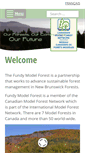 Mobile Screenshot of fundymodelforest.net